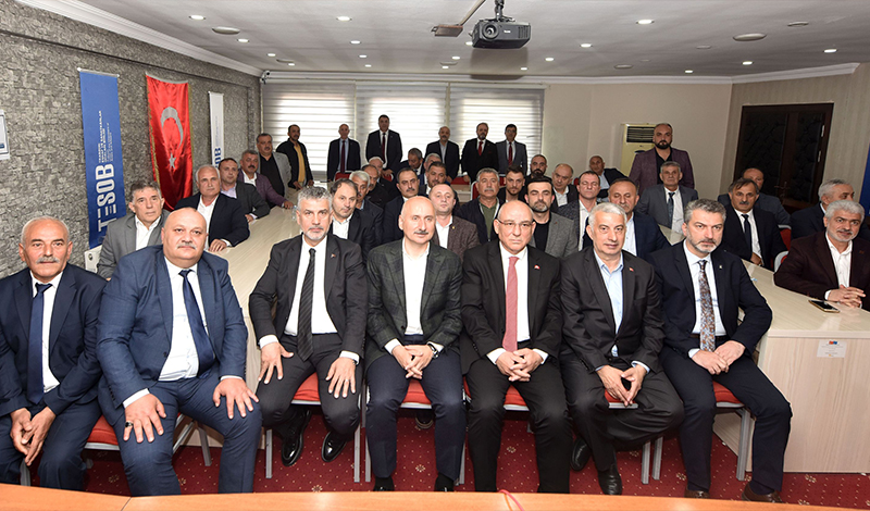 Ulaştırma Bakanı Karaismailoğlu TESOB’u ziyaret etti